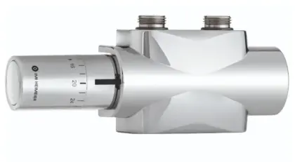 IMI Heimeier Design-ventielset 2 pijps chroom aansl. EK haaks+recht heimeier 9690-28.800