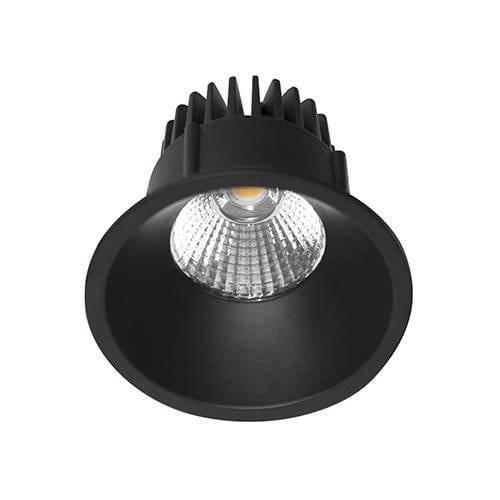 INDIGO AL3012 RD 9W 1050Lm 3000K 38° IP44 DIM Mat zwart DO17105