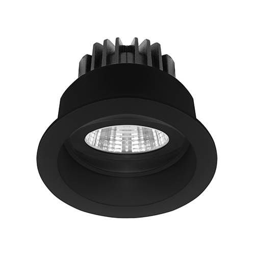 INDIGO LASER RDX 9W 3000K 1050Lm 20° IP44 DIM MAT ZWART DO336WW05