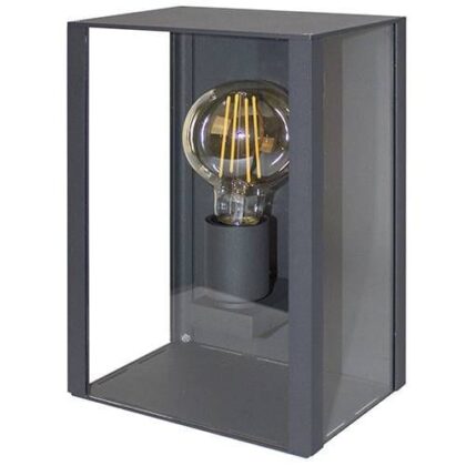 INDIGO KADRO E27 MAX8W ECO/LED IP44 Antraciet OU25324