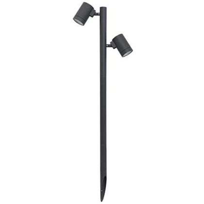 INDIGO GUNZY 2 P 2x8W 2x760Lm 3000K 38° IP66 Antraciet OU457WW24