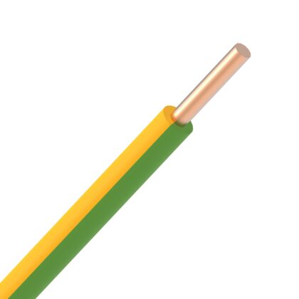 INSTALLATIEKABEL H07Z1-U CCA S1D1A1 GEEL/GROEN 2