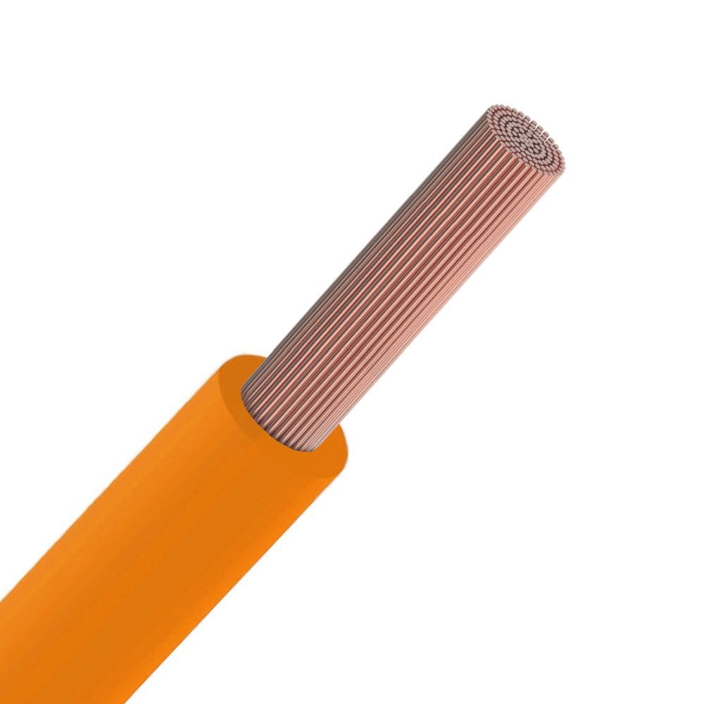 INSTALLATIEKABEL VTBs H05V-K draad PVC soepel 500V Eca 70°C Oranje 1mm² H05V-K10R-ECA R 100
