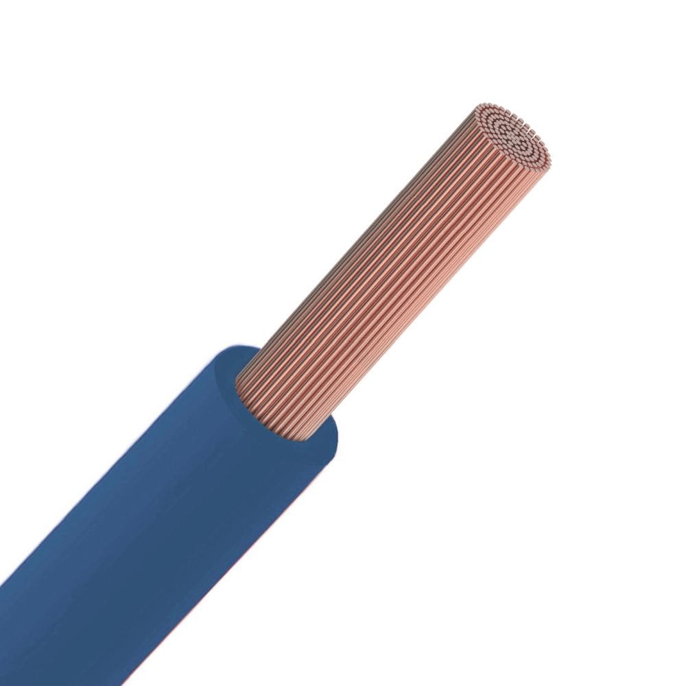 INSTALLATIEKABEL VTBs H05V-K draad PVC soepel 500V Eca 70°C Blauw RAL5010 1mm² H05V-K1DB-ECA R 100