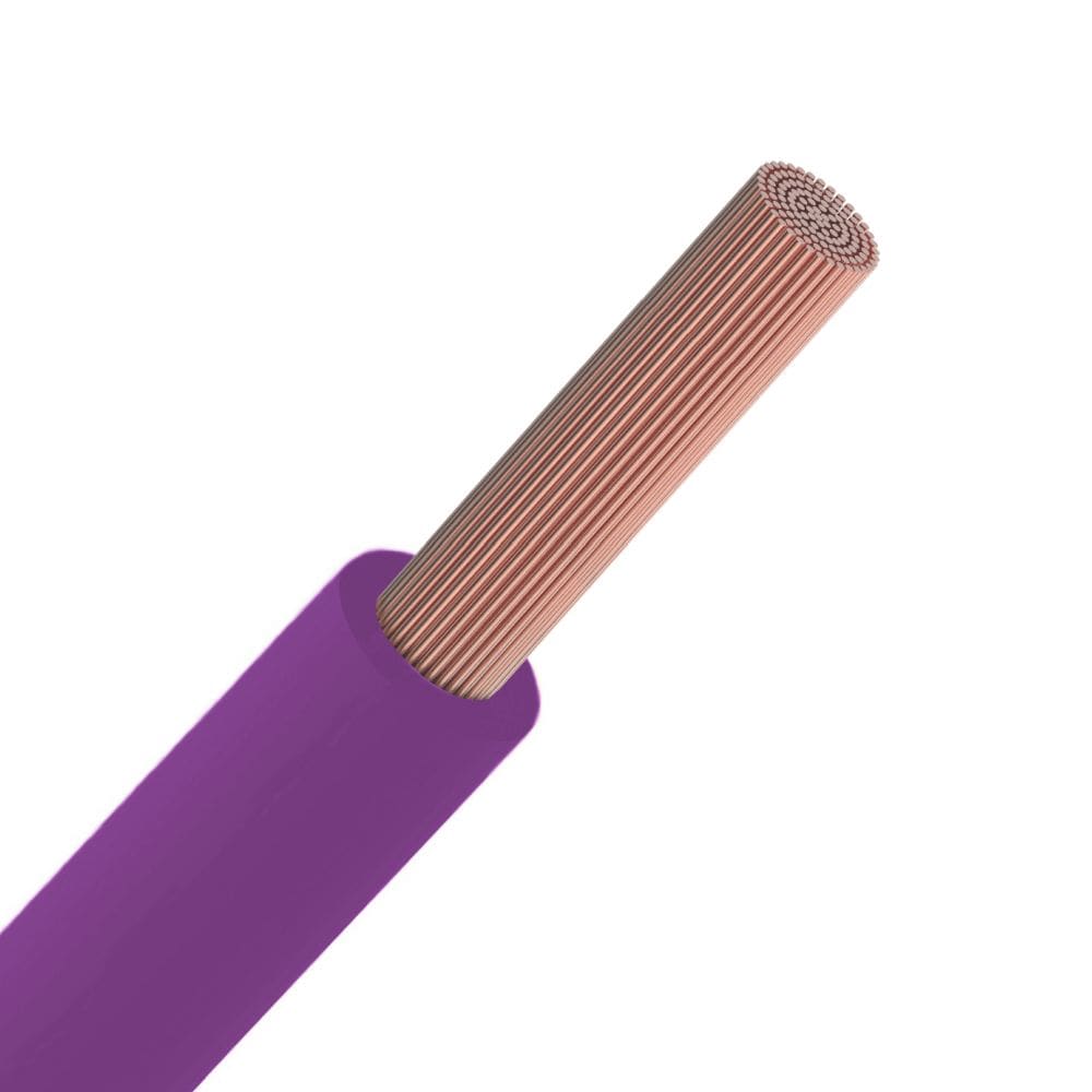 INSTALLATIEKABEL VTBs H05V-K draad PVC soepel 500V Eca 70°C Lila/violet 1mm² H05V-K1VI-ECA R 100