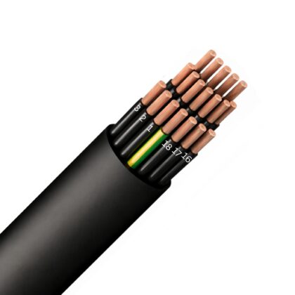 INSTALLATIEKABEL H07RN-F rubberkabel flexibel multi 750V Eca zwart 19G1