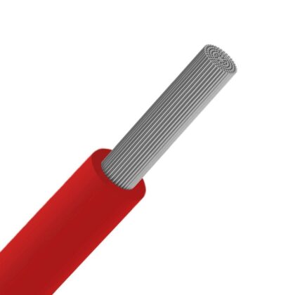INSTALLATIEKABEL VOBst H07V-KT draad PVC soepel vertind 750V Eca 70°C Rood 6mm² H07V-KT6R-ECA R 100