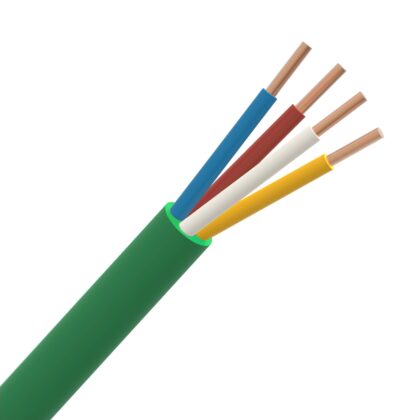 INSTALLATIEKABEL SGG signalisatiekabel LS0H binnen 150V Cca s1d2a1 groen 4X0
