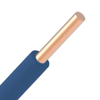 INSTALLATIEKABEL VOB H07V-U draad PVC massief 750V Eca 70°C Blauw RAL5010 mm² V0B1