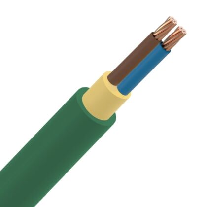 INSTALLATIEKABEL XGB installatiekabel XLPE/LS0H 1kV Cca s1d2a1 groen 2X16mm² XGB2X16-CCA B 1000