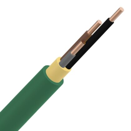 INSTALLATIEKABEL XGB installatiekabel XLPE/LS0H 1kV Cca s1d2a1 groen 3X1