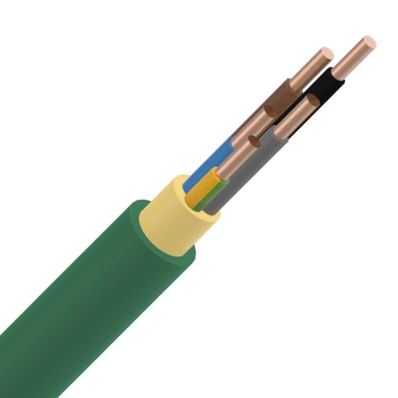 INSTALLATIEKABEL XGB installatiekabel XLPE/LS0H 1kV Cca s1d2a1 groen 5G6mm² XGB5G6-CCA B 3000