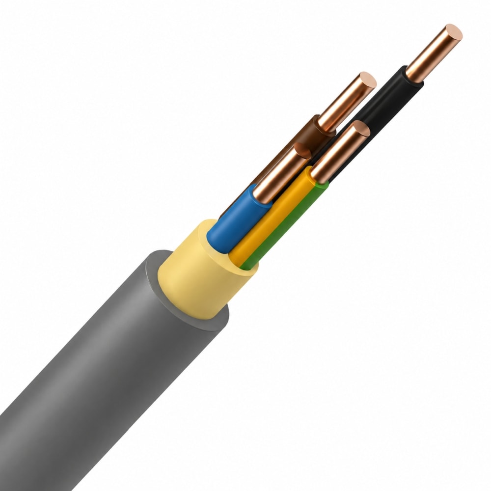 INSTALLATIEKABEL XVB installatiekabel XLPE/PVC 1kV Cca s3d2a3 grijs 4G4mm² XVB4G4-CCA R 50