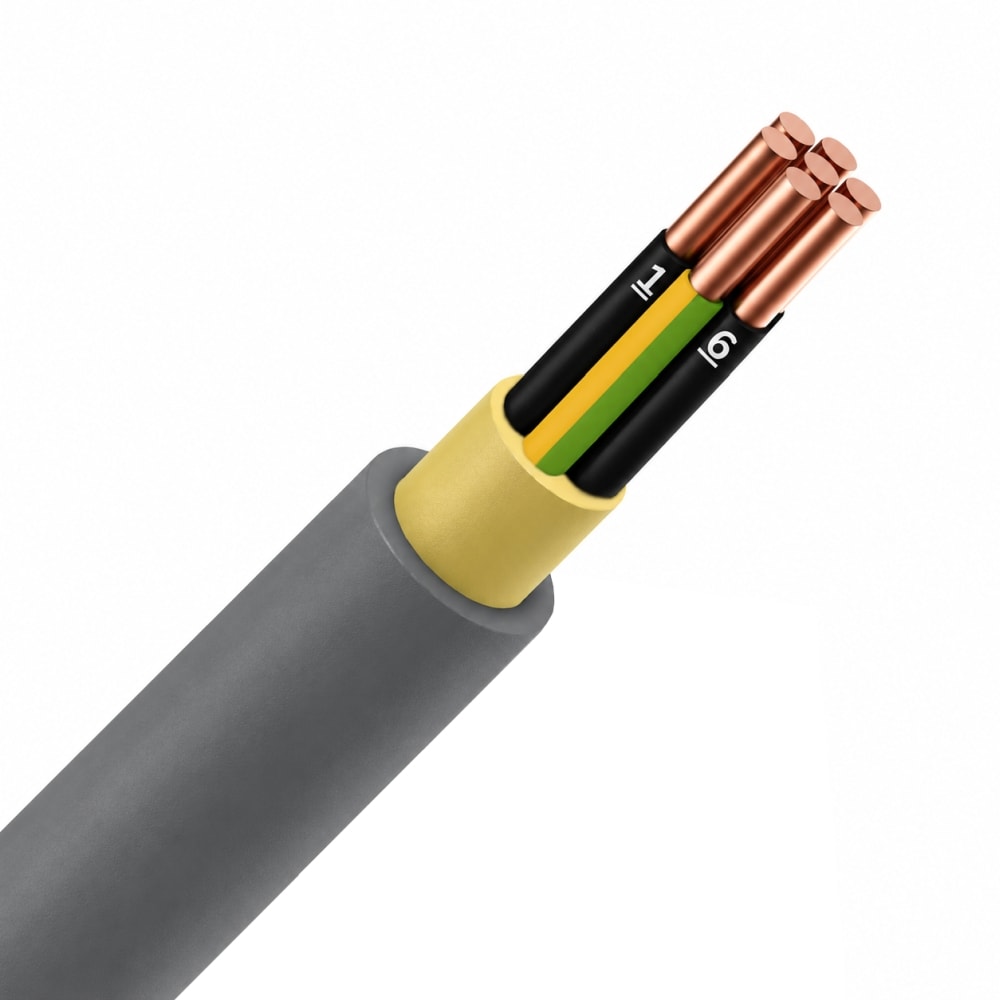 INSTALLATIEKABEL XVB installatiekabel XLPE/PVC 1kV Cca s3d2a3 multi grijs 7G1