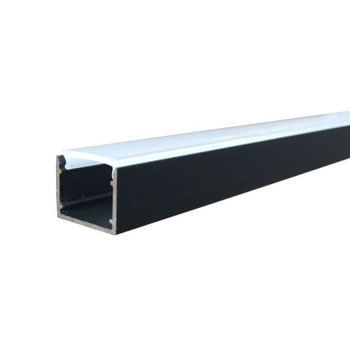INTEGRATECH Led profiel Baseline 17x15 2m zwart BS1715B