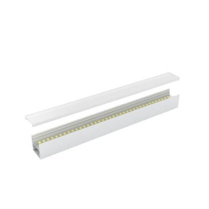 INTEGRATECH Led profiel PL3030 in geanodiseerd aluminium AL6063 met witte poedercoating RAL9 PL3030W-M2