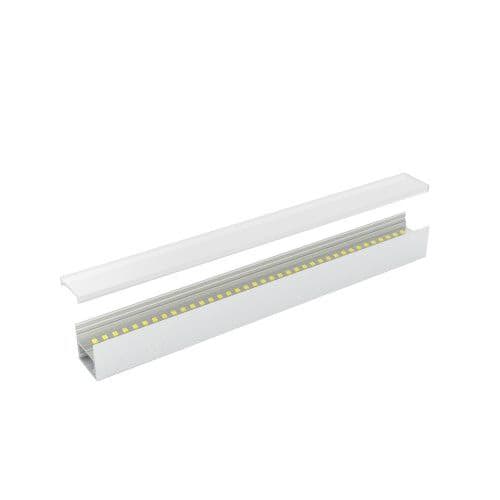 INTEGRATECH Led profiel PL3030 in geanodiseerd aluminium AL6063 met witte poedercoating RAL9 PL3030W-M2