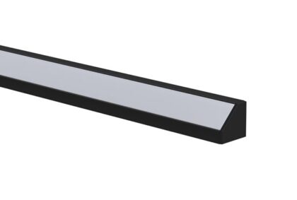 INTEGRATECH Kit zwart performax hoek 20x20 opaal in cover 3m PR-PERCO2020B-O3