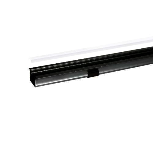 INTEGRATECH Led profiel inbouw RSL15 in geanodiseerd aluminium AL6063 met zwarte poedercoati RSL15B-M2