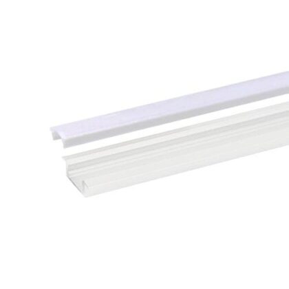INTEGRATECH Led profiel inbouw RSL7 in geanodiseerd aluminium AL6063 met witte poedercoating RSL7W-M2