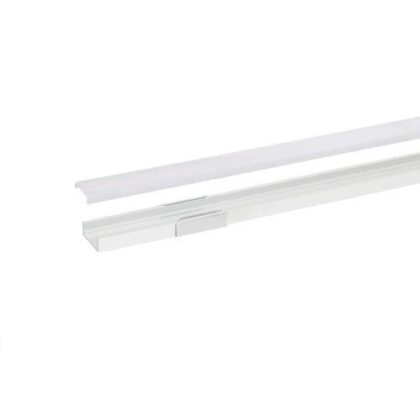 INTEGRATECH Led profiel SL7 in geanodiseerd aluminium AL6063 met witte poedercoating RAL9016 SL7W-M2