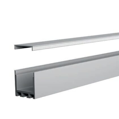 INTEGRATECH Profiel SL Flat 25x25 alu 2m cover opaal incl acc SLF2525A-O2