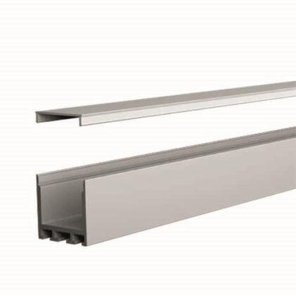 INTEGRATECH Profiel SL Flat 25x25 alu 3m cover opaal incl acc SLF2525A-O3