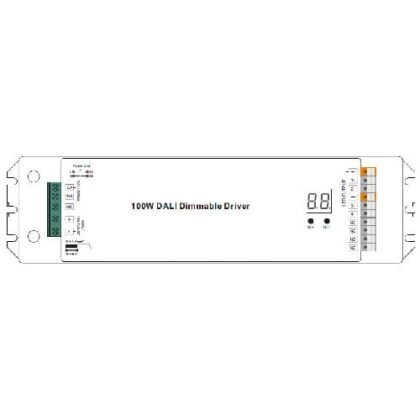 INTEGRATECH Voeding+PWM out 24VDC 100W mono/cct/rgb(w) DT6 SR-10024-DALI-DT6