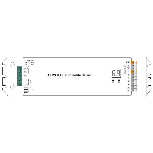 INTEGRATECH Voeding+PWM out 24VDC 100W mono/cct/rgb(w) DT6 SR-10024-DALI-DT6