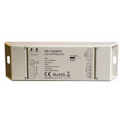 INTEGRATECH RF ontvanger 12-36VDC PWM uitgang 4x5A master/slave SR-1009PD