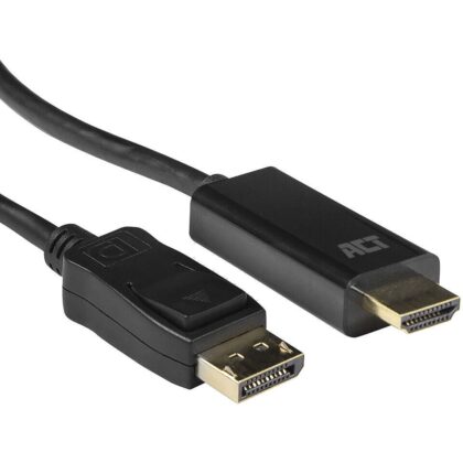 INTRONICS ACT Verloopkabel DisplayPort male naar HDMI-A male 1