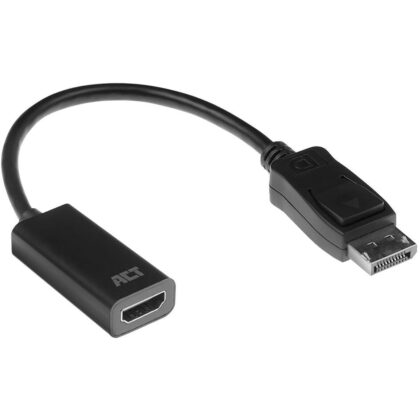 INTRONICS ACT 15 cm Verloop kabel DisplayPort male naar HDMI-A female AK3994