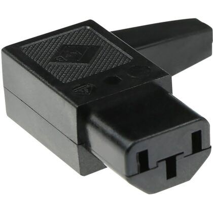 INTRONICS MPE-Garry 43R011211 C13 Power connector female haaks met kabelinvoer rechts SFO20R