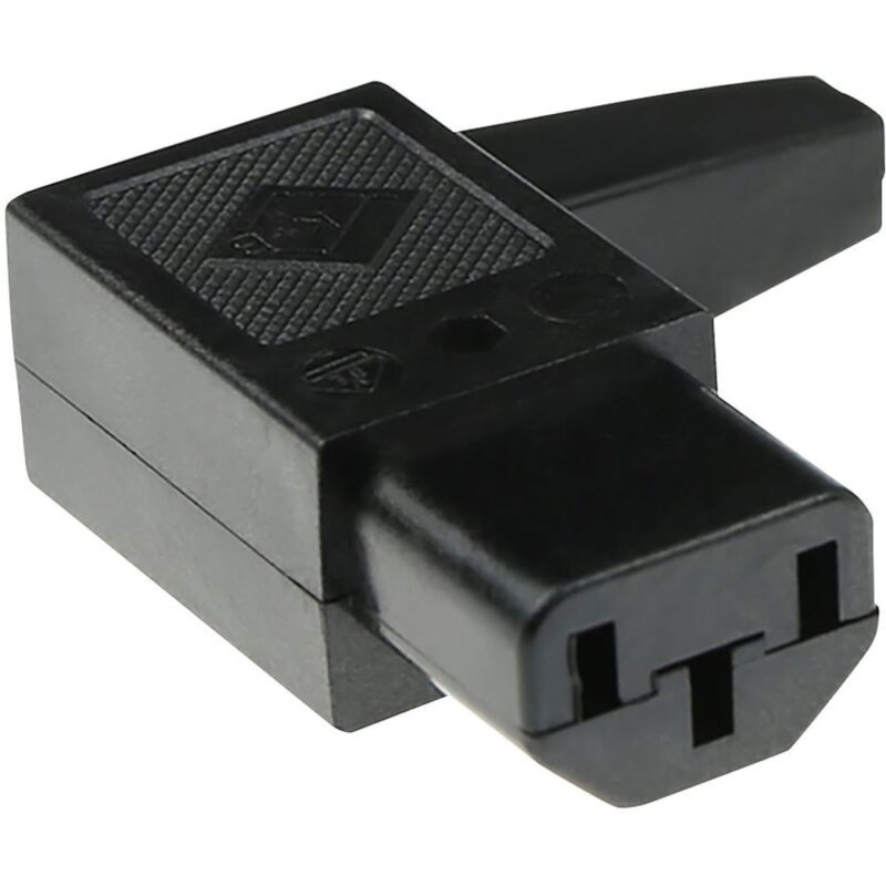 INTRONICS MPE-Garry 43R011211 C13 Power connector female haaks met kabelinvoer rechts SFO20R