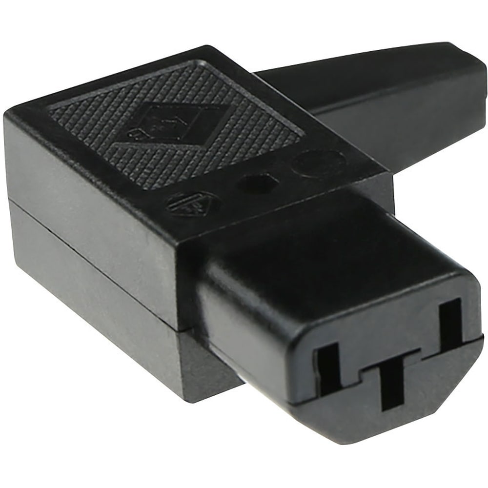 INTRONICS MPE-Garry 43R011211 C13 Power connector female haaks met kabelinvoer rechts SFO20R