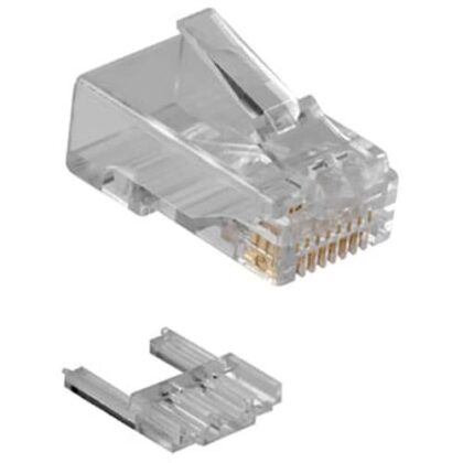 INTRONICS ACT RJ45 (8P/8C) CAT6 modulaire connector ronde kabel (massief of soepel) x25st TD168M