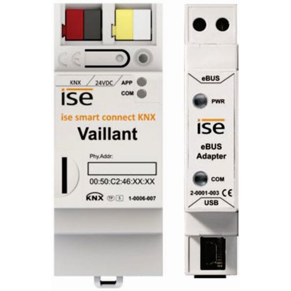 ISE Smart Connect KNX Vaillant - Bidirectionele KNX interface voor Vaillant ISS0001006