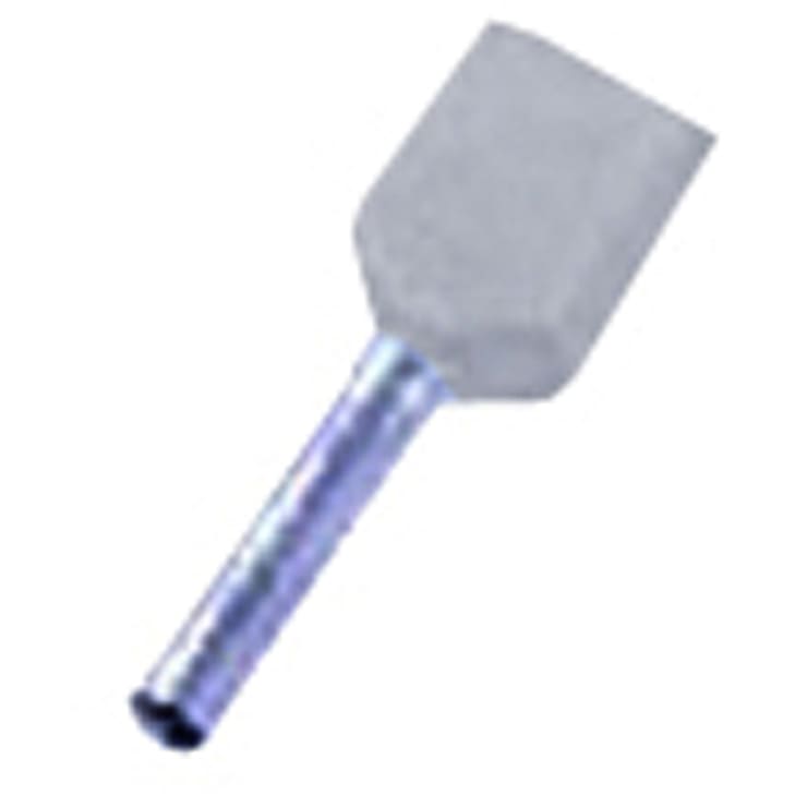 Intercable tools Geïsoleerde twin-adereindhuls 2 x 0