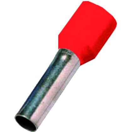 Intercable tools Geïsoleerde adereindhuls DIN46228 1mm² 8mm rood 180773