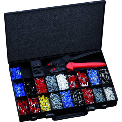 Intercable tools Assortimentskist MPU met geïsoleerde adereindhulzen 0