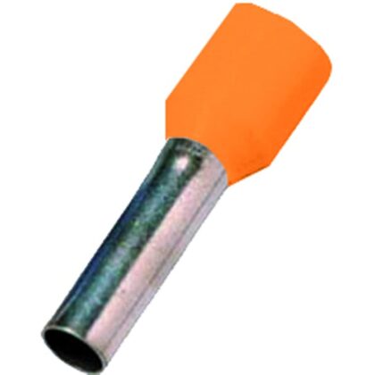 Intercable tools Geïsoleerde adereindhuls DIN46228 4mm² 10mm oranje 181499