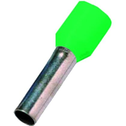Intercable tools Geïsoleerde adereindhuls DIN46228 6mm² 12mm groen 181500