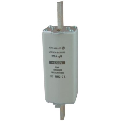 Jean-Muller FUSIBLE NH GG 1200V 2A M2GL2/1200 N2050900