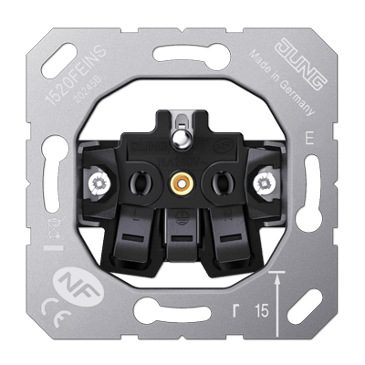Jung MECHANISME STOPCONTACT - INSTEEKKLEMMENE 2P+A 16A 250V 1520FEINS