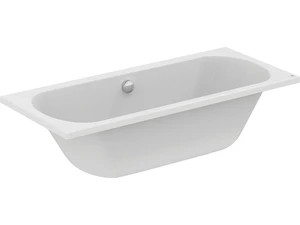 Como inbouw duo bad acryl 1700 x 750 mm - wit - middenafloop - zonder poten K274901