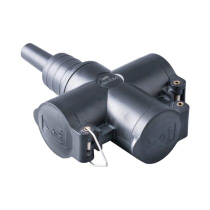 KERAF Stekk.rubber 3-weg 2p+a 104462
