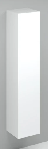 Kivu kolomkast met 1 deur 350 x 330 x 1690 mm - wit - omkeerbaar KL12481