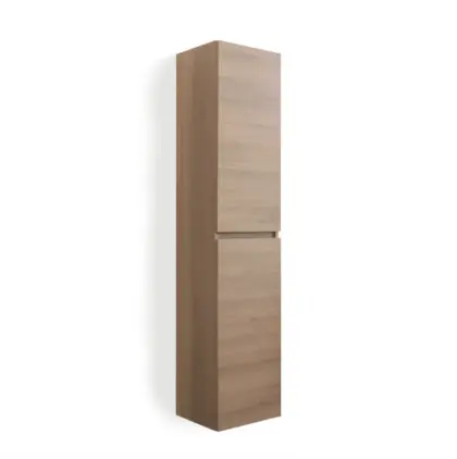 Kivu kolomkast met 2 deuren 350 x 330 x 1690 mm - smoked oak - omkeerbaar KL1267