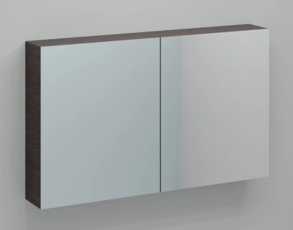 Kivu spiegelkast zonder verlichting met 2 deuren 1200 x 720 x 160 mm - lungo - exclusief combibox KL1465