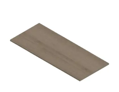 Kivu wastafelblad Melamine 1200 x 500 x 18 mm - smoked oak KL1494